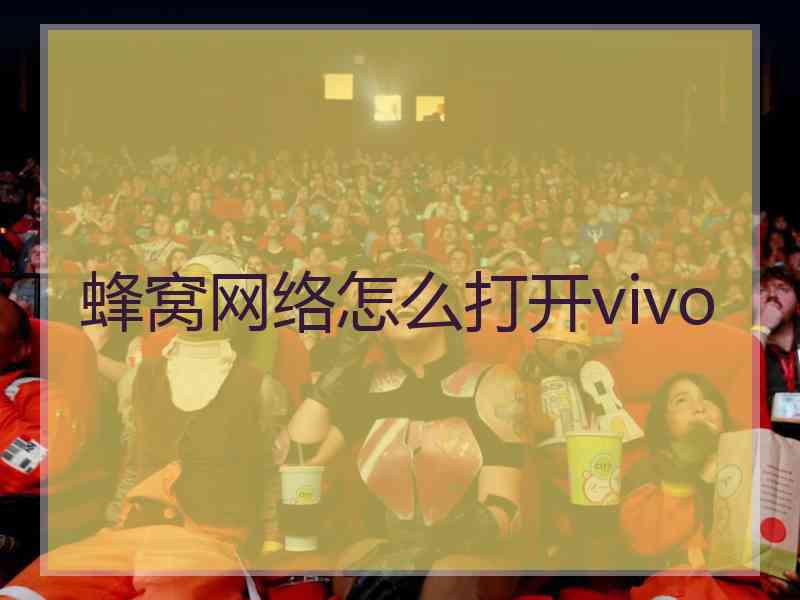 蜂窝网络怎么打开vivo