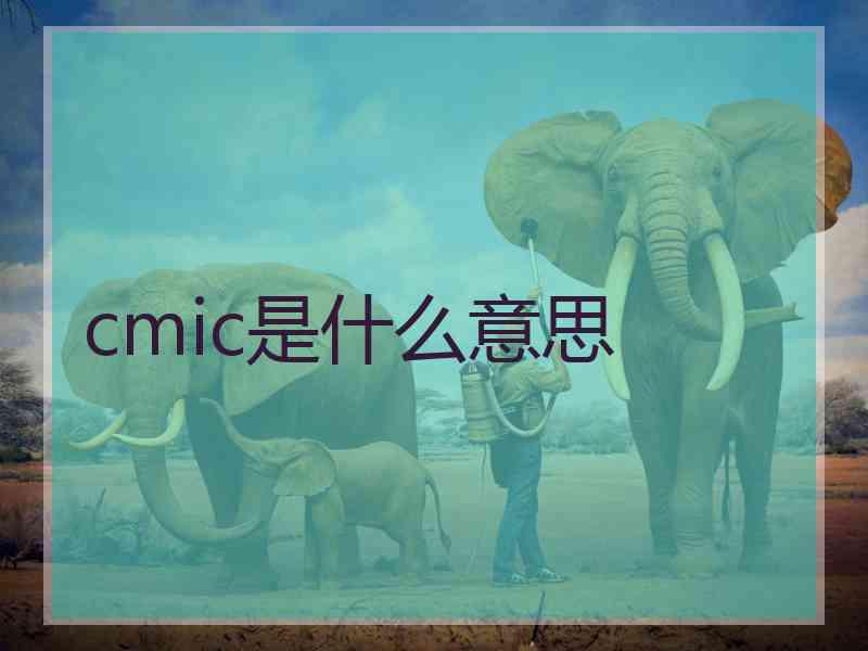 cmic是什么意思