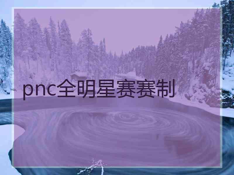 pnc全明星赛赛制